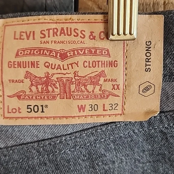 Levi's® Skateboarding™ 501® Original Jeans SIZE 30 X 32